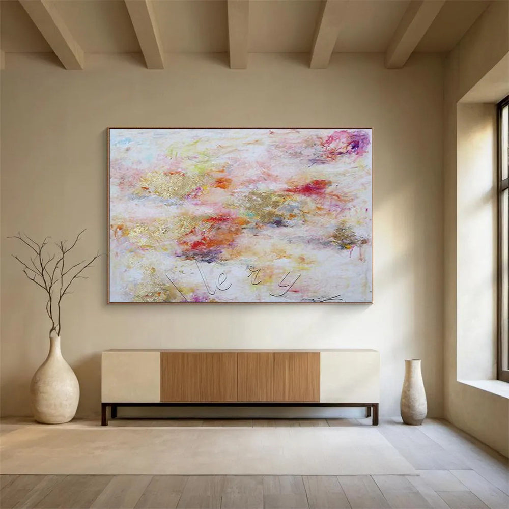 “Pastel Dreamscape” - Soft pink, purple, gold; light, swirling colors CT1582