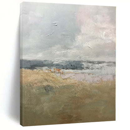 “Muted Landscape Impressions” Abstract Acrylic Art CT0308