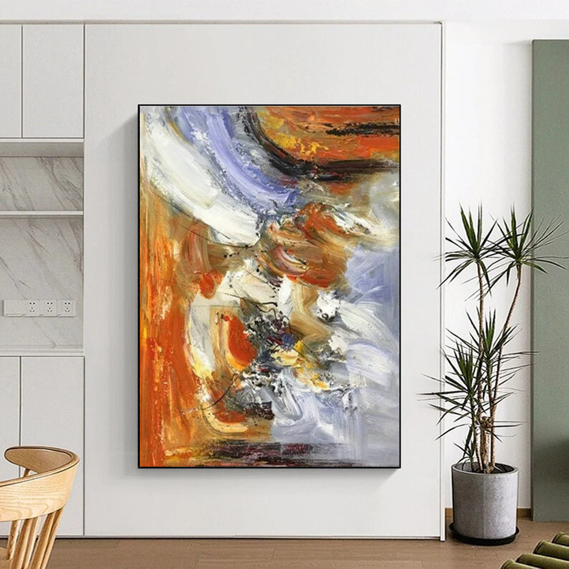 “Colorful Abstract Impasto”，Abstract Impasto Art CT0619