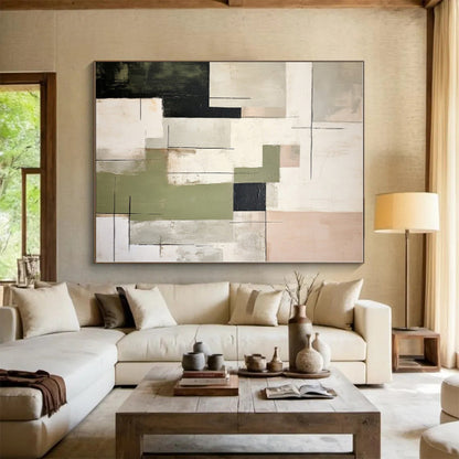 “Multicolor Geometric Mosaic” - Abstract Geometric Art CT0396