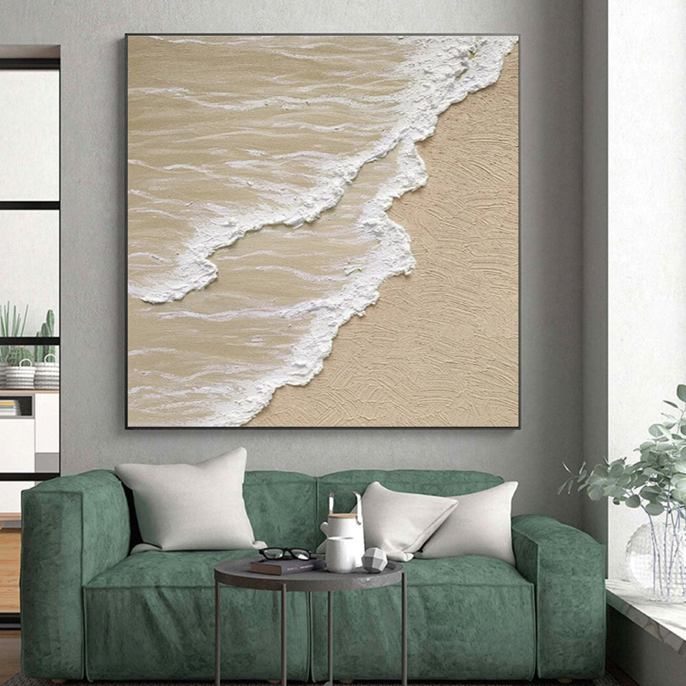 “3D Beach Wave Texture”，Textured Landscape Style CT0662