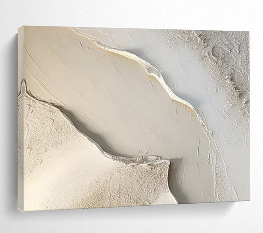 “Textured Neutrals” - Soft whites, beiges; layered, tactile abstract forms CT1512