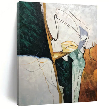 “Surreal Abstract Forms” Abstract Acrylic Art CT0340