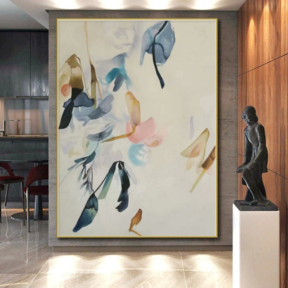 “Pastel Floral Watercolor” - Abstract Floral Art CT0456