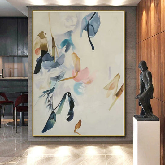 “Pastel Floral Watercolor” - Abstract Floral Art CT0456