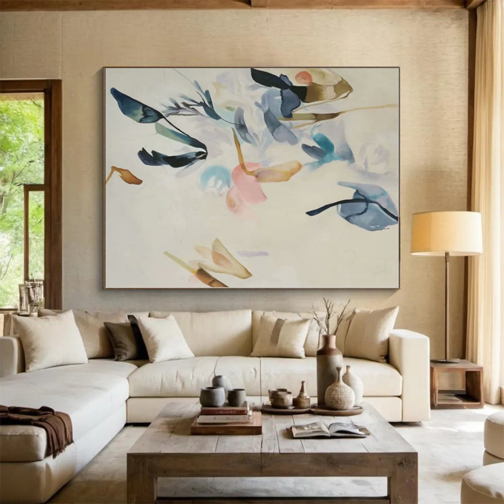 “Pastel Floral Watercolor” - Abstract Floral Art CT0456