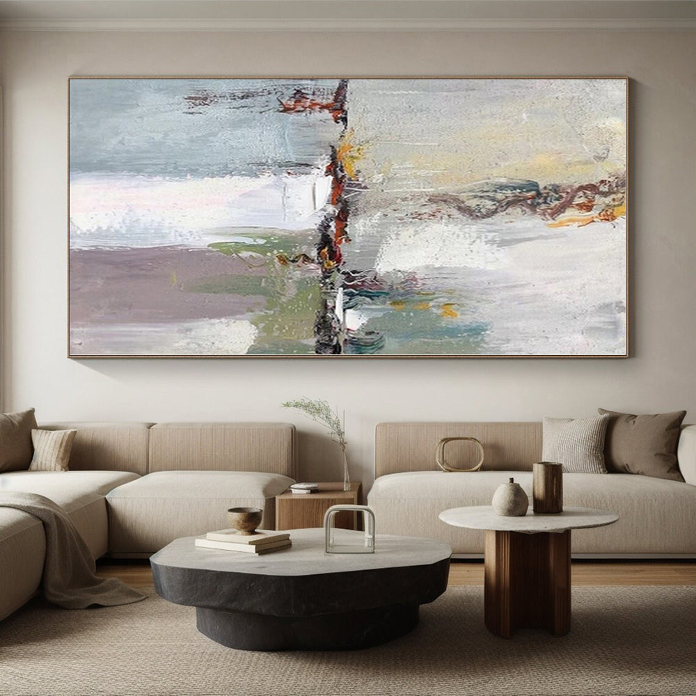 “Colorful Abstract Reflection Scene” - Abstract Expressionist Landscape CT0403