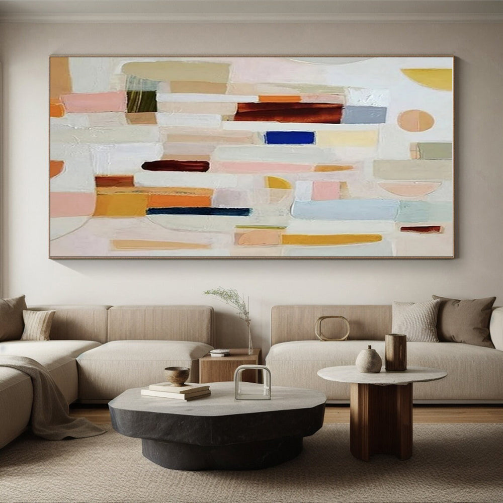 “Macaron Color Block Stack”，Fresh Abstract Style CT0659