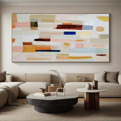 “Macaron Color Block Stack”，Fresh Abstract Style CT0659