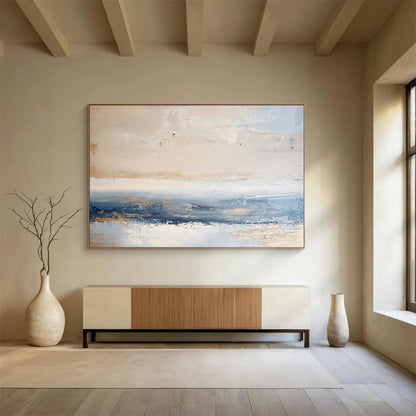 “Coastal Haze Abstraction” – Abstract Acrylic Painting CT1730