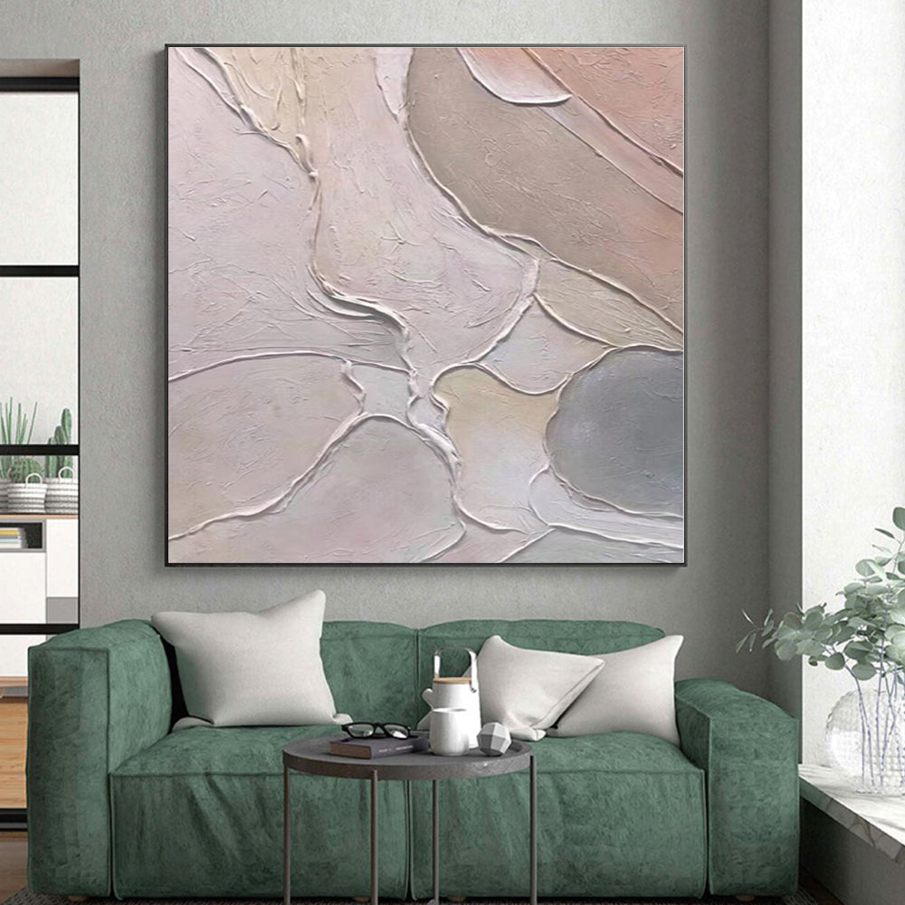 “Pastel Textured Flow” - Abstract Textural Art CT0408