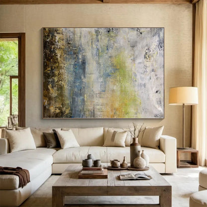 “Mixed Tones Abstract Landscape”，Impressionistic Abstract Painting CT0379